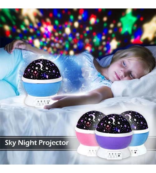 Dream Color Star Master Changing Rotating Projection Lamp Multi Color